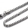 20" Stainless Steel 2mm Box Chain