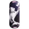 Snow Kitten Eye Glass Case by Linda Jones