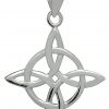 Silver Celtic Good Luck Pendant