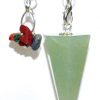 Aventurine, Green 7 Chakra 6 sided pendulum                                                                             