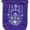 6"x 8" Fatima Hand Purple velveteen bag                                                                                 
