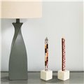 Tall Hand Painted Candles - Pair - Akono Design - Nobunto