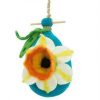 Felt Birdhouse - Daffodil - Wild Woolies