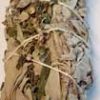 White Sage & Mugwort smudge stick 8"                                                                                    