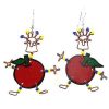 Dancing Girl Rosy Apple Earrings - Creative Alternatives