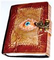 All Knowing Eye leather blank book w/ latch                                                                             
