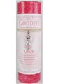 Love Pillar Candle with Goddess Necklace                                                                                