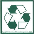 Recycle Symbol bumper sticker                                                                                           