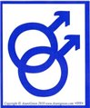 Male/Male bumper sticker                                                                                                