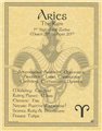 Aries zodiac poster                                                                                                     