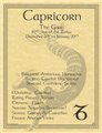 Capricorn zodiac poster                                                                                                 