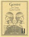 Gemini zodiac poster                                                                                                    