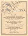 Water Invocation poster                                                                                                 