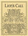 Lion Prayer poster                                                                                                      