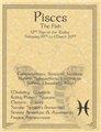 Pisces zodiac poster                                                                                                    