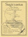 Sagittarius zodiac poster                                                                                               