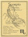 Scorpio zodiac poster                                                                                                   