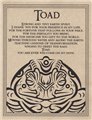 Toad Blessing poster                                                                                                    