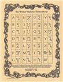 Witches' Alphabet poster                                                                                                
