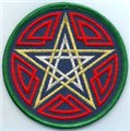 Celtic Pentagram patch 3"                                                                                               