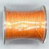 Orange Waxed Cotton cord 1mm 100 yds                                                                                    