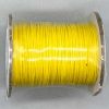 Yellow Waxed Cotton cord 1mm 100 yds                                                                                    