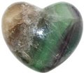 1 3/4" Fluorite heart                                                                                                   