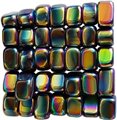 1 lb Magnetic Hematite Rainbow tumbled stones                                                                           