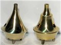 Brass cone incense burner 2 1/4"                                                                                        