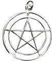 2-Circle Pentagram sterling                                                                                             