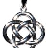 3/4" Celtic Knot sterling pendant                                                                                       