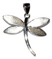 7/8" Dragonfly sterling pendant                                                                                         