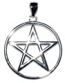 7/8" Pentagram sterling pendant                                                                                         