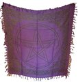 Pentagram altar cloth 36" x 36"                                                                                         