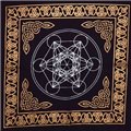 18"x18" Metatrons Cube altar cloth                                                                                      