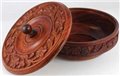 Wooden Ritual Bowl w/ Lid                                                                                               