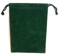 Green Velveteen Bag                                                                                                     