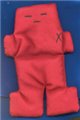 Red Voodoo Doll  5"                                                                                                     