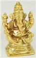 Ganesh Sitting Brass 3"                                                                                                 