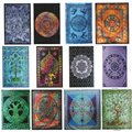 81" x 90" Assorted Design tapestry (mixed colors)                                                                       