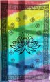 72" x 108" Lotus Chakra tapestry                                                                                        